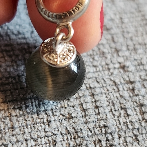 Endless Jennifer Lopez White Moon Eclipse Crystal Sterling Silver Charm - Picture 4 of 6